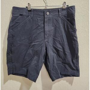 KUHL Men's hiking outdoors utility Gray cargo shorts size 34